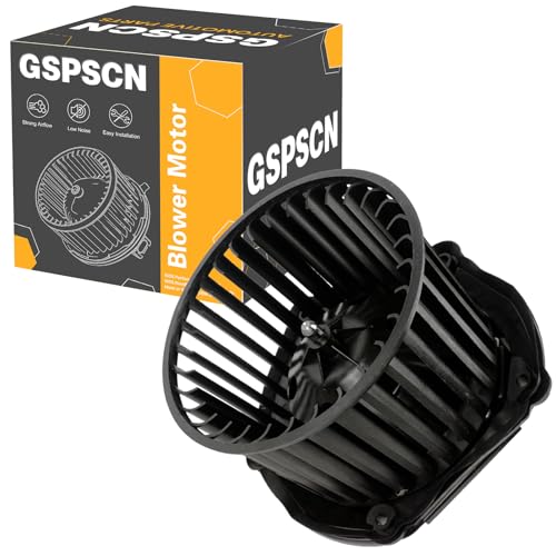 Image of GSPSCN AC Blower Motor with Fan for 1997 1998 1999 2000 Chevy & GMC C1500 C2500 C3500 K1500 K2500 K3500 Suburban Tahoe Yukon & Cadillac Escalade - HVAC Heater Blower Motor 700100,19131213,GM3126115