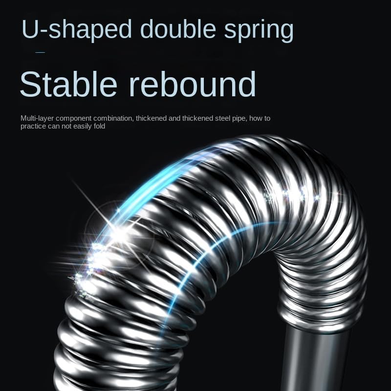 Twister Arm Trainer, Adjustable Power Twister Bar, Chest Workout Equipment for Men, Portable Upper Body Workout Machine, Detachable Spring Resistance Home Fitness Equipment