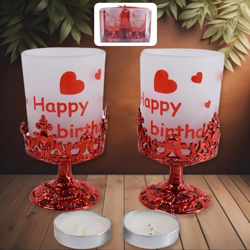 Image of Tealight Holder Stylishly Shaped Candle Diya Stand Plastic Beautiful Design Festival (2 Pc /Mix Design)