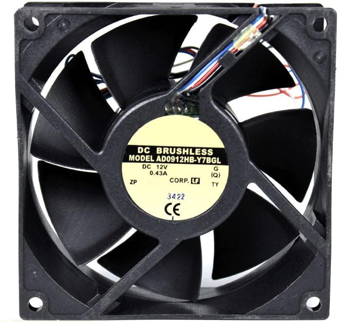 High-Performance 92mm 4-Pin Fan AD0912HB-Y7BGL - 12V 0.43A Cooling Solution