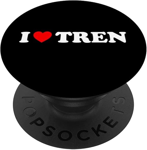 I Love Tren Bodybuilder Funny Workout PopSockets Swappable PopGrip