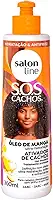 Salon Line, Ativador de Cachos, SOS Cachos, Óleo de Manga, Vegano - Para Cabelos Ondulados, Cacheados e Crespos, 500ml