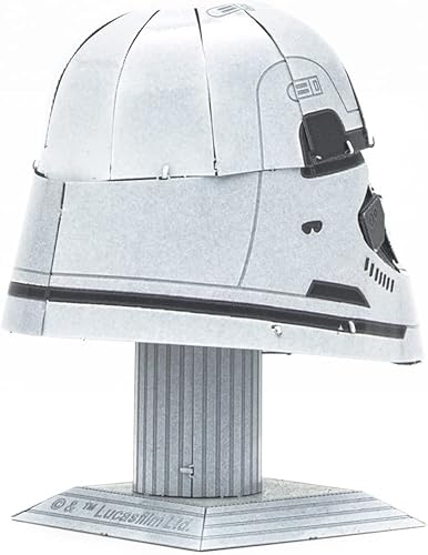 Miniatura 5 de Metal Earth Fascinations Star Wars First Order Stormtrooper - Kit de casco de metal 3D con pinzas
