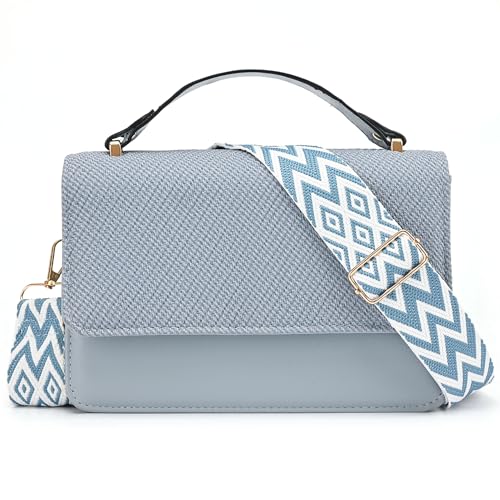 Small Purses for Women Crossbody Fashion Classic Small Bag Retro Top Handle Handbag Purse with Adjustable Strap