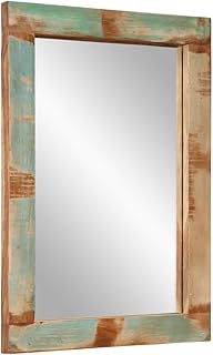 Comprar vidaXL Espejo de Vidrio y Madera Maciza reciclada 70x50 cm