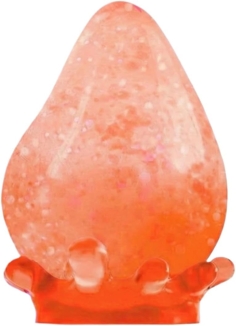 Dream Squishy Water Drop Fidget Stress Ball, Malt Sugar Sensory Toy for Anxiety Relief, Orange