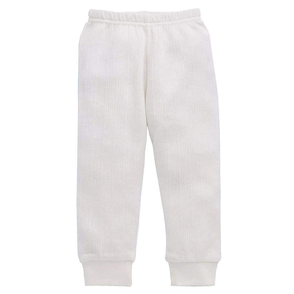 NEVA Baby Kids Boys & Girls Winter Thermal Wear Lower Body Warmer Regular Mid Rise Bottom Grey Color Pack of 2, 0 Month-3 Month 3