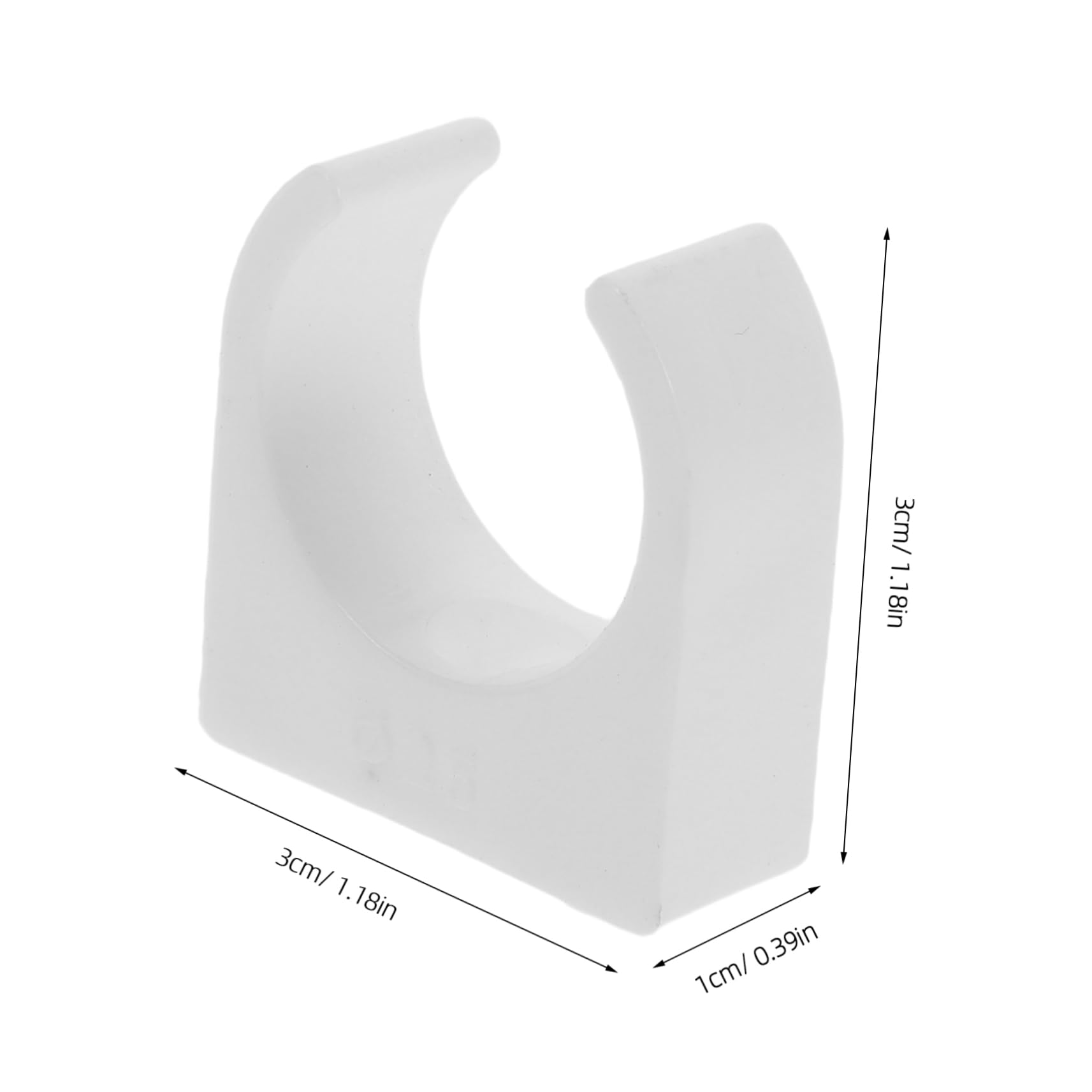 Abaodam Plastic Motor Bracket Holder Pipe Clamps u Brackets for 370/280/260 Dc Motors DIY Model Parts