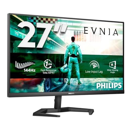 Philips Gaming 27M1N3500LS - 27 Pulgadas QHD Monitor, 144Hz, VA, 1ms, Smart Image HDR, Altavoces, bajo retraso de Entrada (2560 x 1440 @ 144 Hz, 250  CD/m² HDMI 2.0 / DP 1.4)