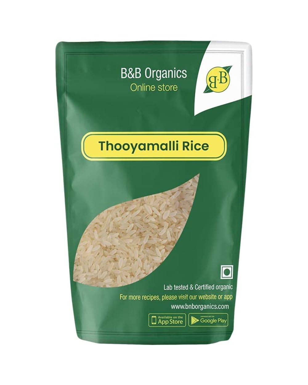B&B Organics Thooyamalli Rice (1 Kg), Premium Parboiled Jasmine Rice/Traditional Rice/Kids Special. (B08574CDS5) Amazon Price History, Amazon Price Tracker