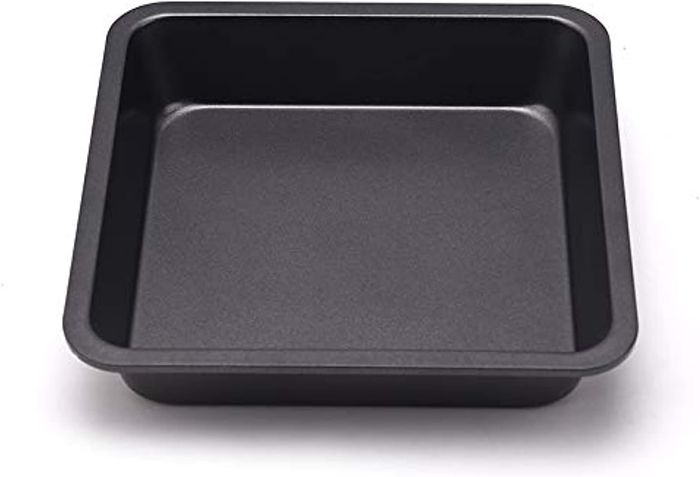 TINI 8-Inch Chef's Classic Nonstick Bakeware Square Cake Pan, Roasting Pan & Brownie Pan(Black)