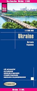 Ukraine Road Map Reise Know-How 1:1.000.000 (English and German and Russian and Spanish and French Edition)