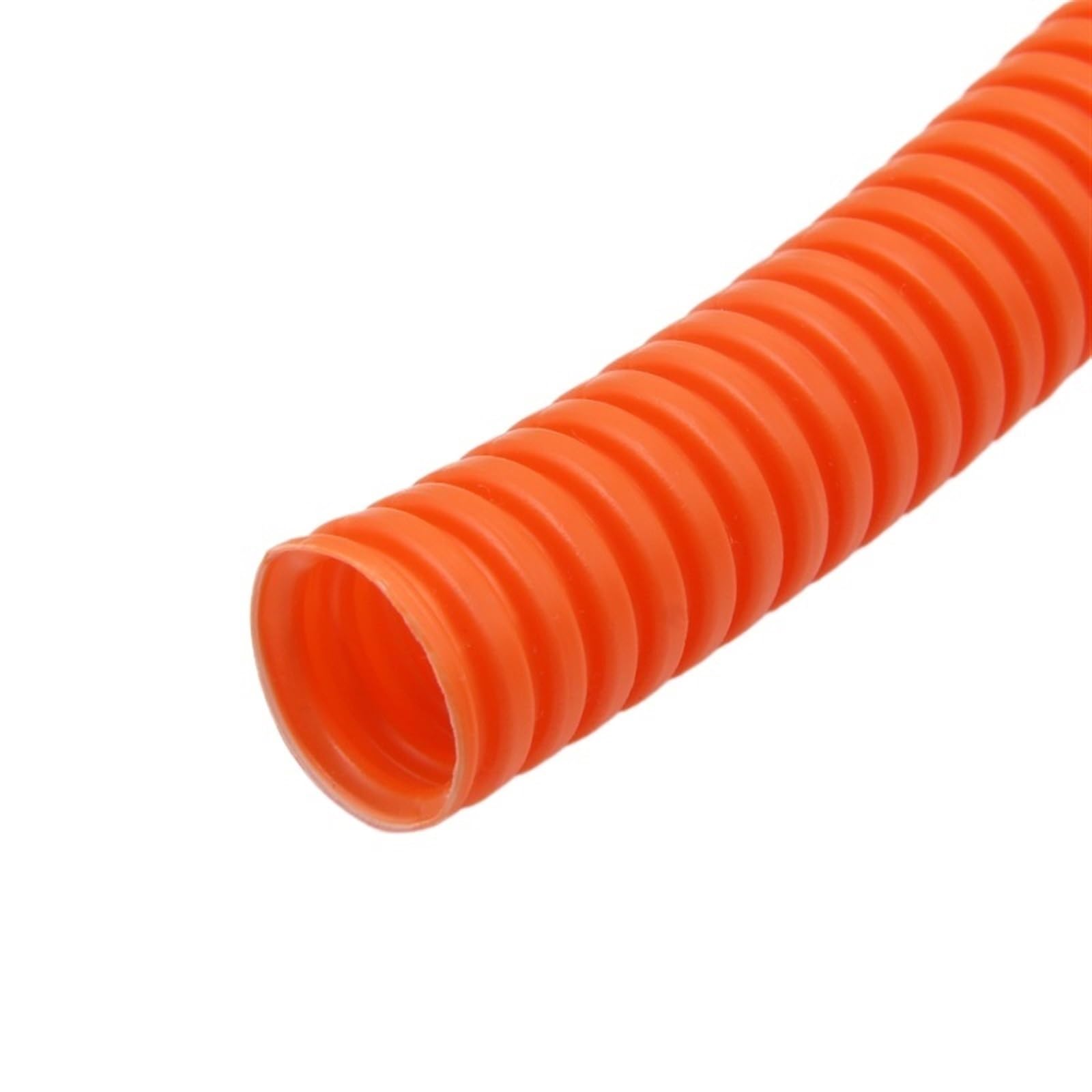 YDHSIKK Corrugated Wire Tube, PP Corrugated Pipe For Cable Hose Multicolor AD 11.6-34.5mm(Oranje,AD 34.5 x ID 29mm)