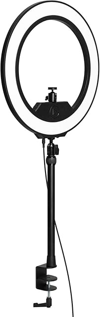 Elgato Ring Light - Premium 2500 lumens Light with desk clamp and ball mount for Streaming, TikTok, Instagram, Home Office, Temperature and Brightness app-adjustable on Mac, PC, iOS, Android