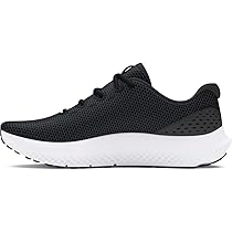 Under Armour Ua W Charged Surge 4, Scarpa da corsa Donna, Black Anthracite White, 38.5 EU