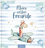  Meine ersten Freunde – Fahrzeuge (Aquarell-Optik): Freundebuch für Kita, Krippe, Kindergarten  für Jungen und Mädchen ab 2 Jahren