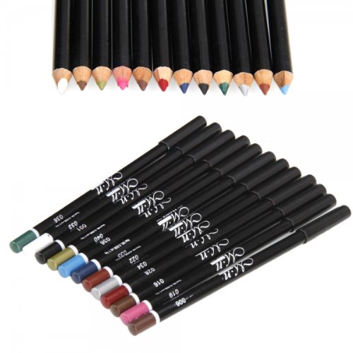 Miniatura 7 de M.n Super Impermeable 12 Colores Delineador de Ojos Sombra Pluma 10006434