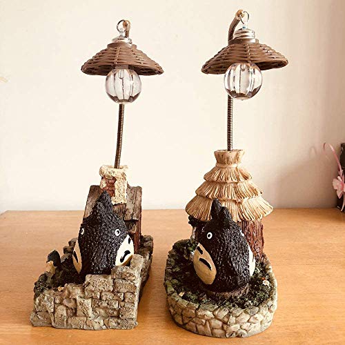 RJDJ Mi Vecino Totoro luz de la Noche, Creative Studio Ghibli luz de la Noche, Cama Niña Familia Regalo Tamaño Juguete luz de la decoración,Clear