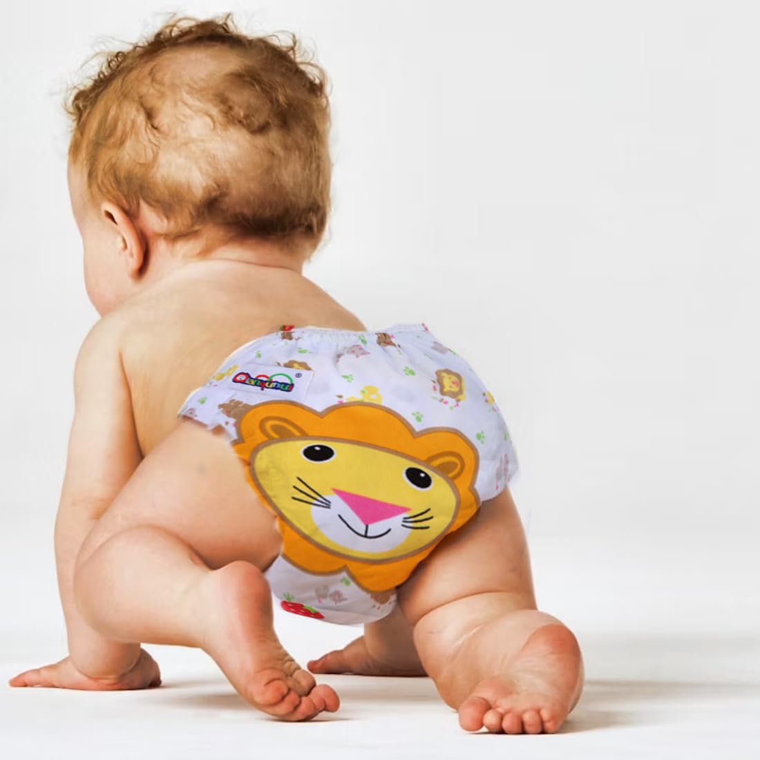 SGERUFZ 2 pezzo Pannolini Lavabili, Riutilizzabile Pannolini da Nuoto, Costume Pannolino Lavabili, Impermeabile Pannolino Piscina (0-3 Anni)
