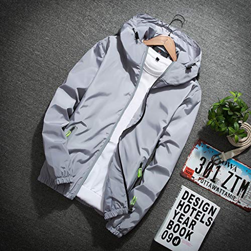 Men's Jackets Rain Windbreaker Lightweight Shell Raincoat With Hood For Golf Hiking Travel, M-7XL4