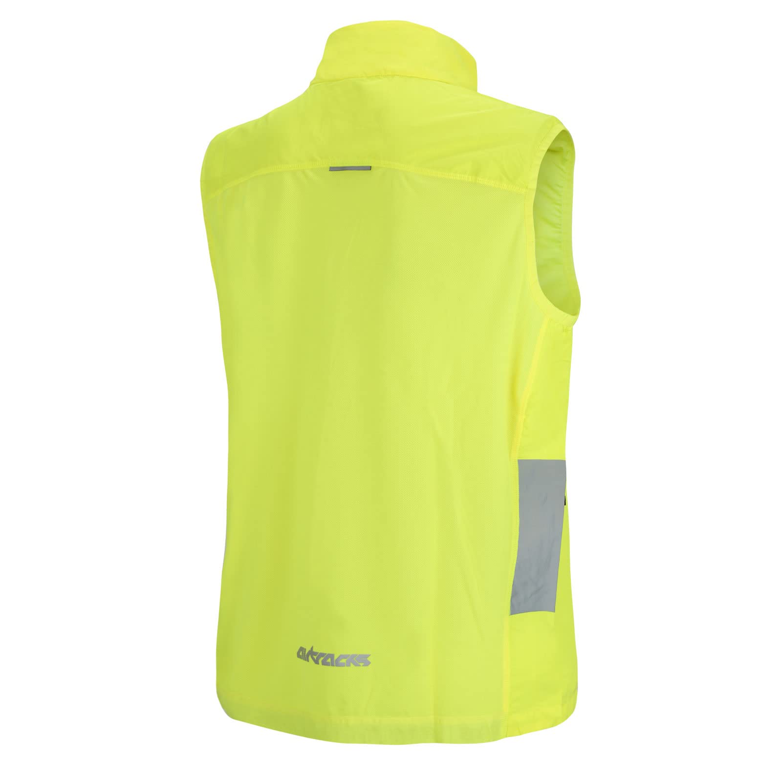 Airtracks Chaleco funcional para hombre Pro Line – Chaleco para correr – Chaleco ligero viento – Chaleco de ciclismo – Transpirable – Cortavientos reflectante