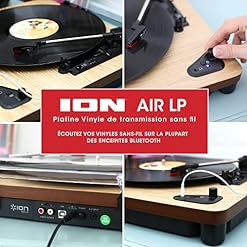 ION Audio Air Lp – Platine Vinyle Bluetooth à Trois Vitesses (33, 45 Et 78 Tours) avec Conversion Usb – Finition Bois - Les Beatles, Paul McCartney, John Lennon, RIngo Starr, George Harrison ION Audio Air Lp - Platine Vinyle Bluetooth à Trois Vitesses (33, 45 Et 78 Tours) avec Conversion Usb - Finition Bois – Image 6
