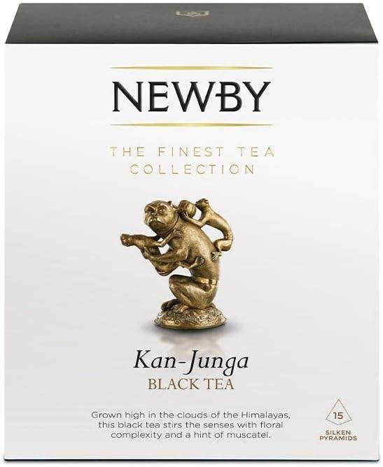 Newby Teas Silken Pyramids Kan Junga Black Tea 38 g (Pack of 1, Total 15)