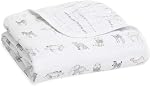 aden + anais Essentials Dream Blanket, Muslin Baby Blankets for Girls & Boys, Lightweight Newborn Nursery & Crib Blanket, Unisex Toddler & Infant Bedding, Shower & Registry Gift, Butterfly Garden