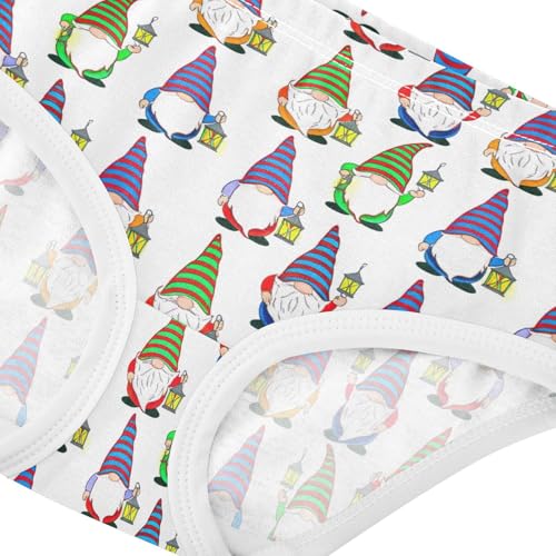 Joisal Fun Print Girls Underwear Toddlers 2t Cotton Little Girl Panties Cute Gnomes Cartoon White Briefs Girls Undies4