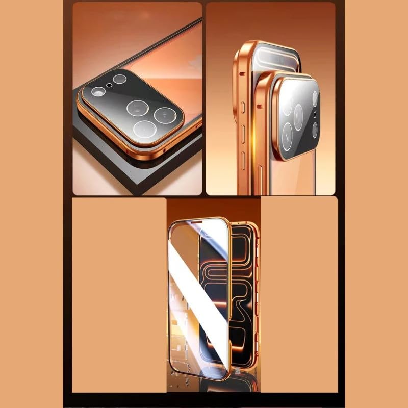 Coque magnétique iPhone 17 Pro Max verre avec cache objectif - 6