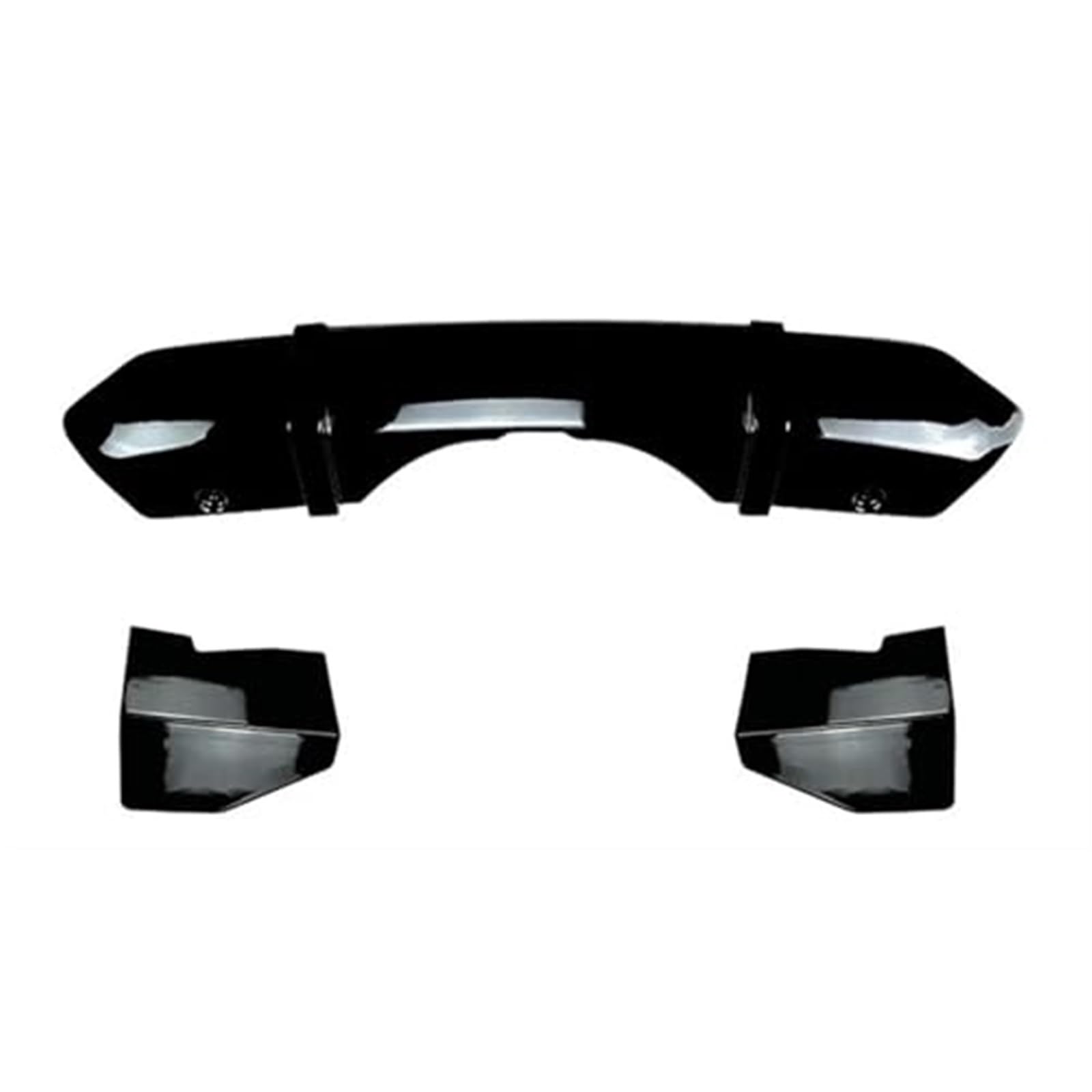 Tylny zderzak dyfuzor spojler splitter protector tylny spoiler akcesoria samochodowe, dla, dla X5 F15 2014 2015 2016 2017 2018 Spojler tylny samochodu(Gloss black)