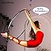 PRIORMAN Lyra Hoop Aerial Hoop Set with Rigging Hardware Single Stainless Steel Hoop Circus Great for Dancing Studio, Aerial Fitness (Silver Dia:90cm-Tube Dia:32mm)