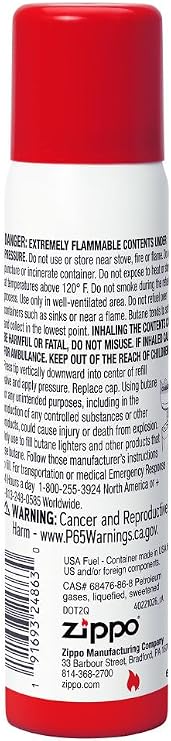 Zippo Butane Fuel