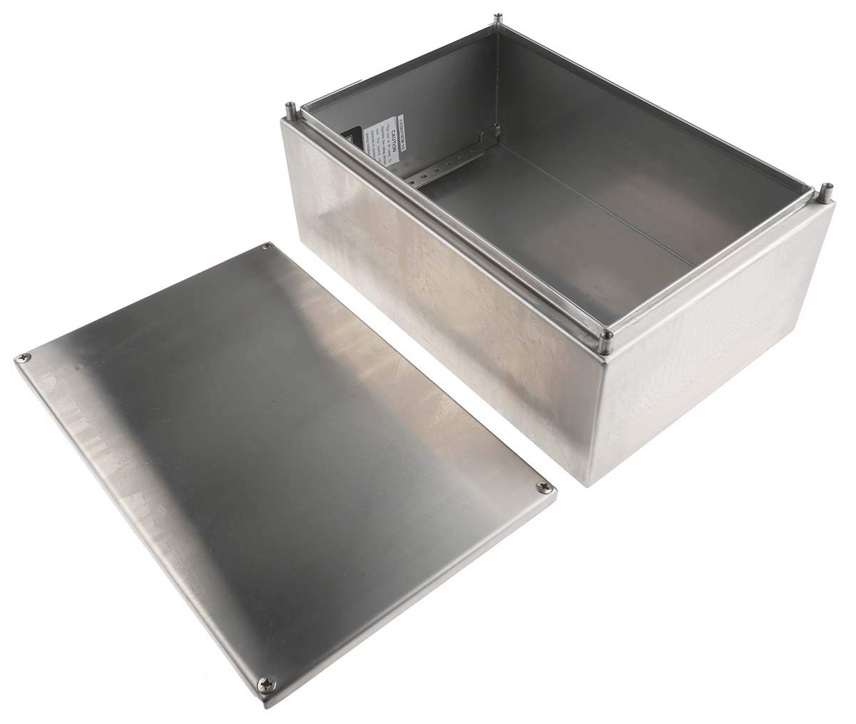 RS PRO Edelstahl Klemmenkasten IP66, HxBxT 300 mm x 200 mm x 120mm