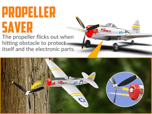 Remote controlled aircraft P47 vintage remote controlled fighter glider 6-axis gyroscope one key rol