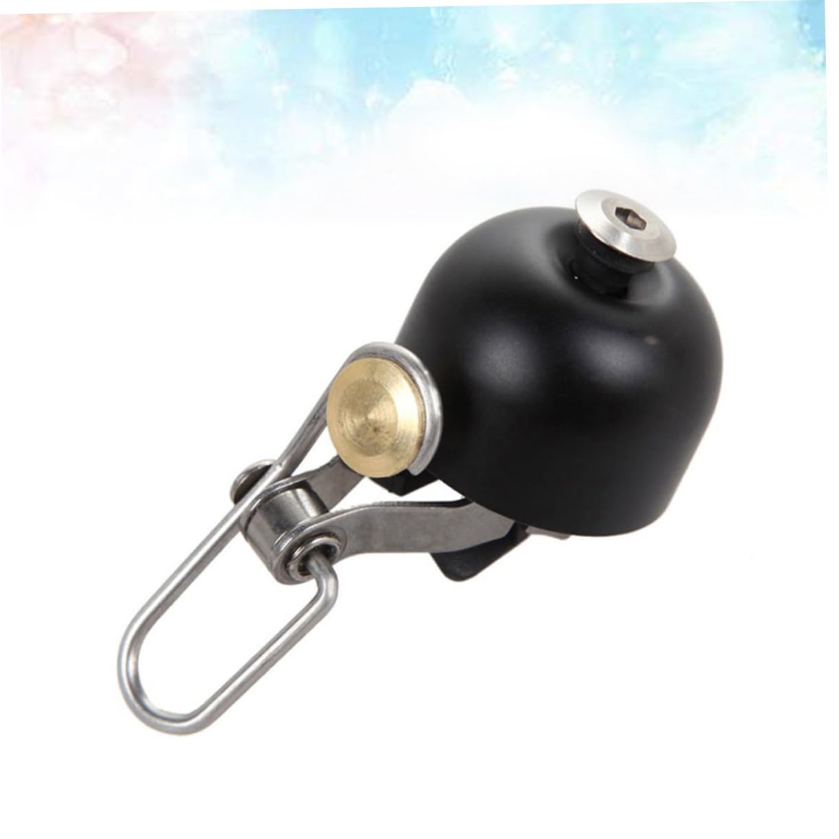 Hemobllo Kupfer Fahrradklingel Fahrradzubehör Erwachsene Tag Laute Fahrradklingel Glocken Fahrrad Rennradklingel Lauter Ton Fahrradring Glocke Horn Glocke Schwarz