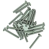 Material: Edelstahl (A2) D2,5 (2,5 mm x 8 mm) TX Flachschrauben für Kunststoff – Edelstahl (A2) (20 Stück)