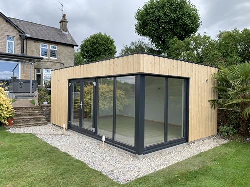 Gartenhaus isoliert (SIP - Strukturelle Isolierplatten) W 400 x L 600 x H 250 cm/Modern - Kleines Gartenhaus – Bild 3