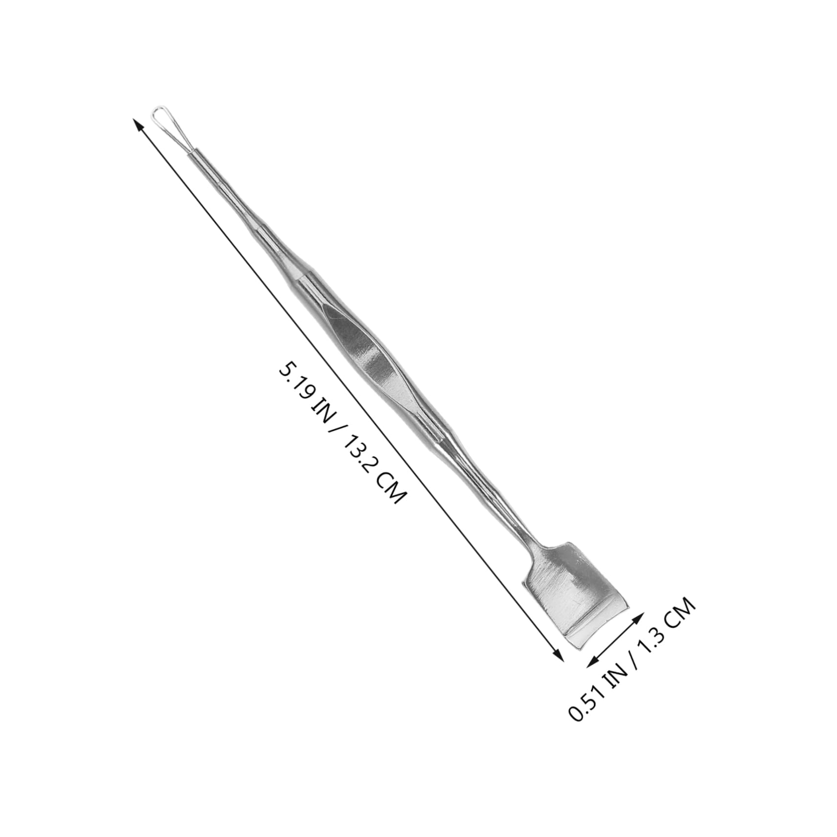 OHPHCALL Tool Metal Pimple Extractor Facial Cleansing Brush Blemish Extractor Tool Stainless Steel Face Scraper