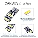 SanGlory 10 x T10 W5W LED Canbus Bombillas, 15 SMD 4014 LED...