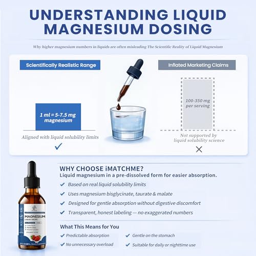 Liquid Magnesium Drops for Sleep Support and Nighttime Calm Strawberry Flavor - image 7