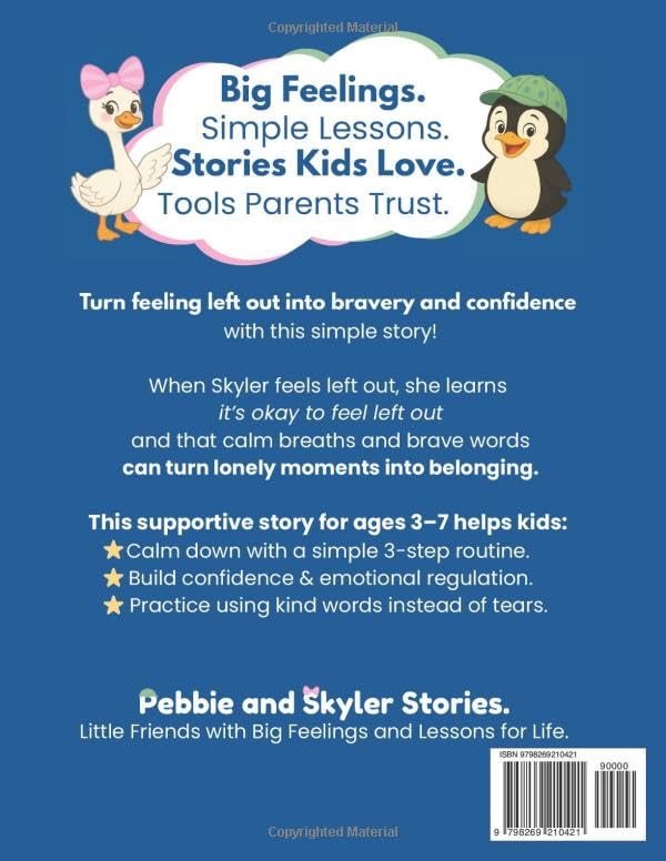 Skyler Feels Left Out: A Children’s Book About Friendship, Inclusion, and Confidence. A Social Emotional Learning Story for Kids Ages 3-7. (Pebbie and Skyler Stories) - Image 2