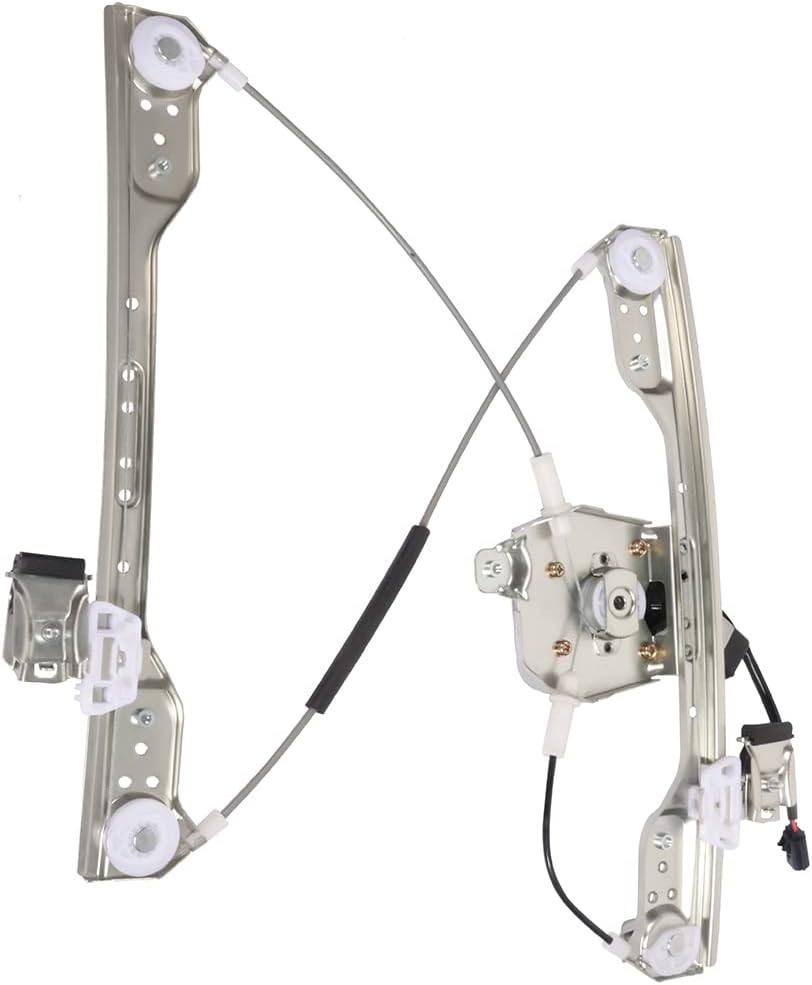 SCITOO 748-619 and 748-620 Power Window Regulator Driver Side and Passenger Side Compatible for 2005-2010 for Chrysler 300, Power Window Regulator With Motor