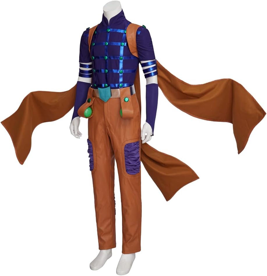 MelangCos Gyro Zeppeli Cosplay Costume Men's Zeppeli Outfit Halloween Uniform