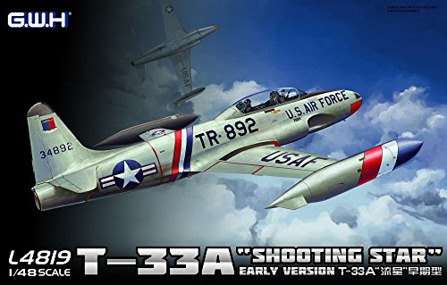 グレートウォールホビー 1/48 T-33A シューティングスター アメリカ空軍 練習機初期型 アメリカ・ドイツ・イタリア プラモデル L4819のサムネイル