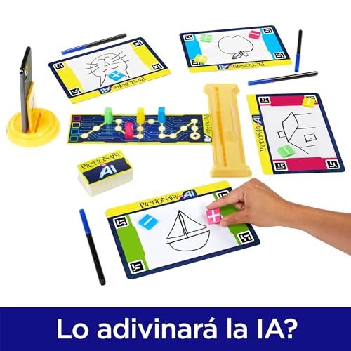 Juego de mesa Pictionary vs AI Mattel Games interactivo en español 7