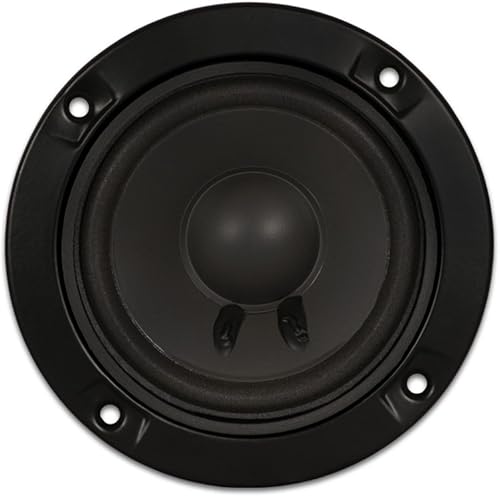 Miniatura 3 de Goldwood Sound - Altavoz de rango medio (120 vatios, 4 ohmios, poli mica, 5 pulgadas), color negro (GM-854)