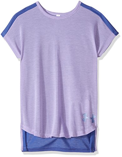 T-shirt Under Armour Threadborne fille sport rose respirant