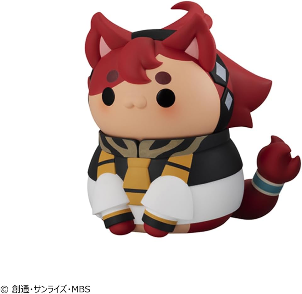 Megahouse - Nyanto! The Big Series Cat - Suletta & Miorine Set (with Gift), Mega Cat Project Collectible Figure
