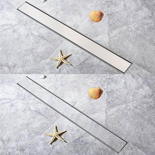 Double Sided Shower Drain Trap with Odour Stop and Hair Strainer Tiled